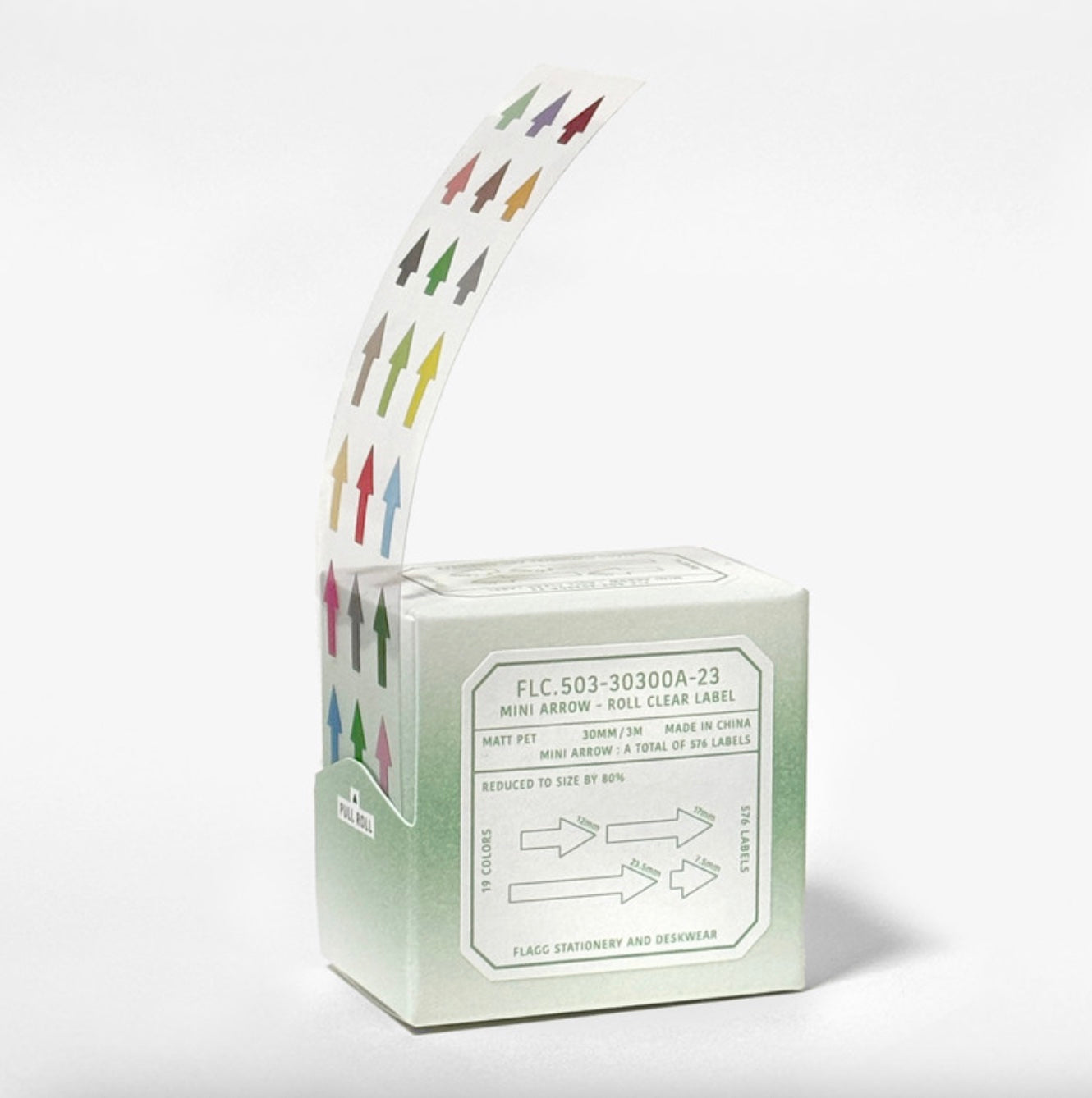 Roll Clear Label | Mini Arrow