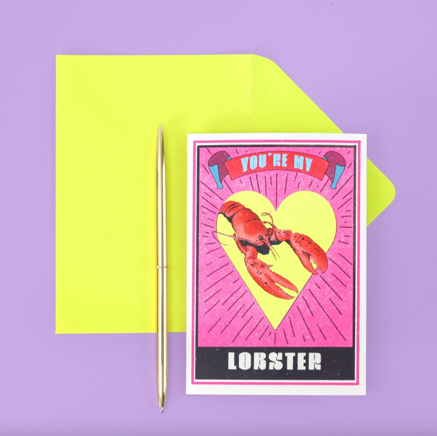 You're My Lobster Greeting Card | Valentine's | Anniversary
