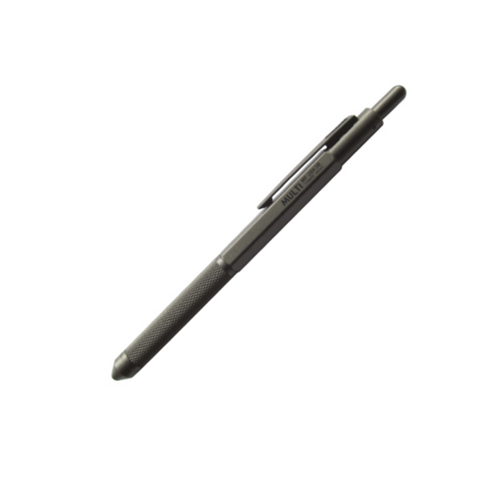 Multi 2+1 Roller Pen Gunmetal | OHTO Needle Tip + Soft Ink