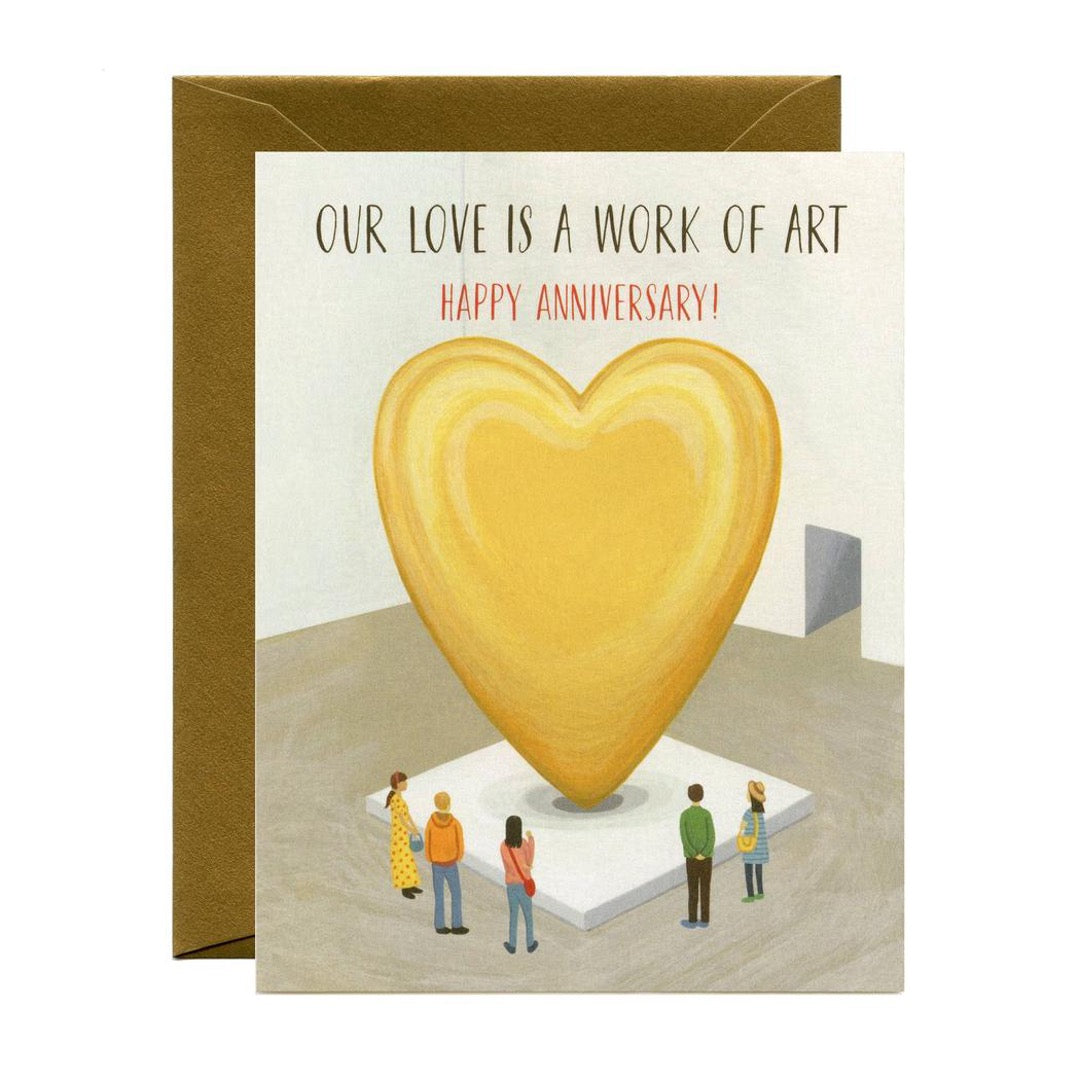 Anniversary Card | Museum Love Work of Art